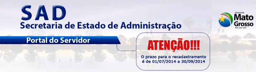 Recadastramento de servidores